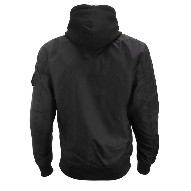Bombers Moto Maxtex 300d Homme Harisson Maverick Noir CE - LE PRATIQUE DU MOTARD