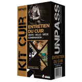 Kit Entretien Cuir – Nettoie et protége sans trace ni tache | Marque française - LE PRATIQUE DU MOTARD