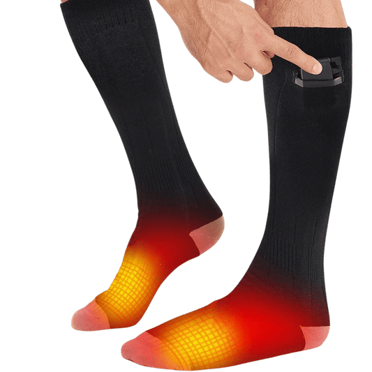 Chaussettes chauffantes rechargeables - WESTSMART - LE PRATIQUE DU MOTARD