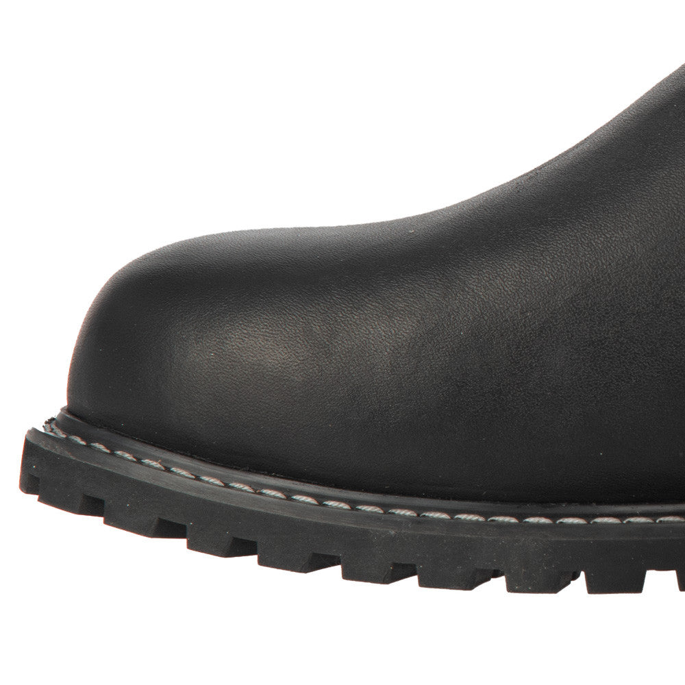 Bottes Moto Femme Cuir Oxford Sofia — Imperméables, Noir