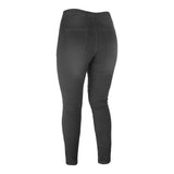 Jean Moto Femme Noir Stretch — Confort d'un Legging, Genouillères CE | RAVEN™