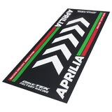 Tapis environnemental moto Aprilia 190x80cm pour garage, atelier et paddock