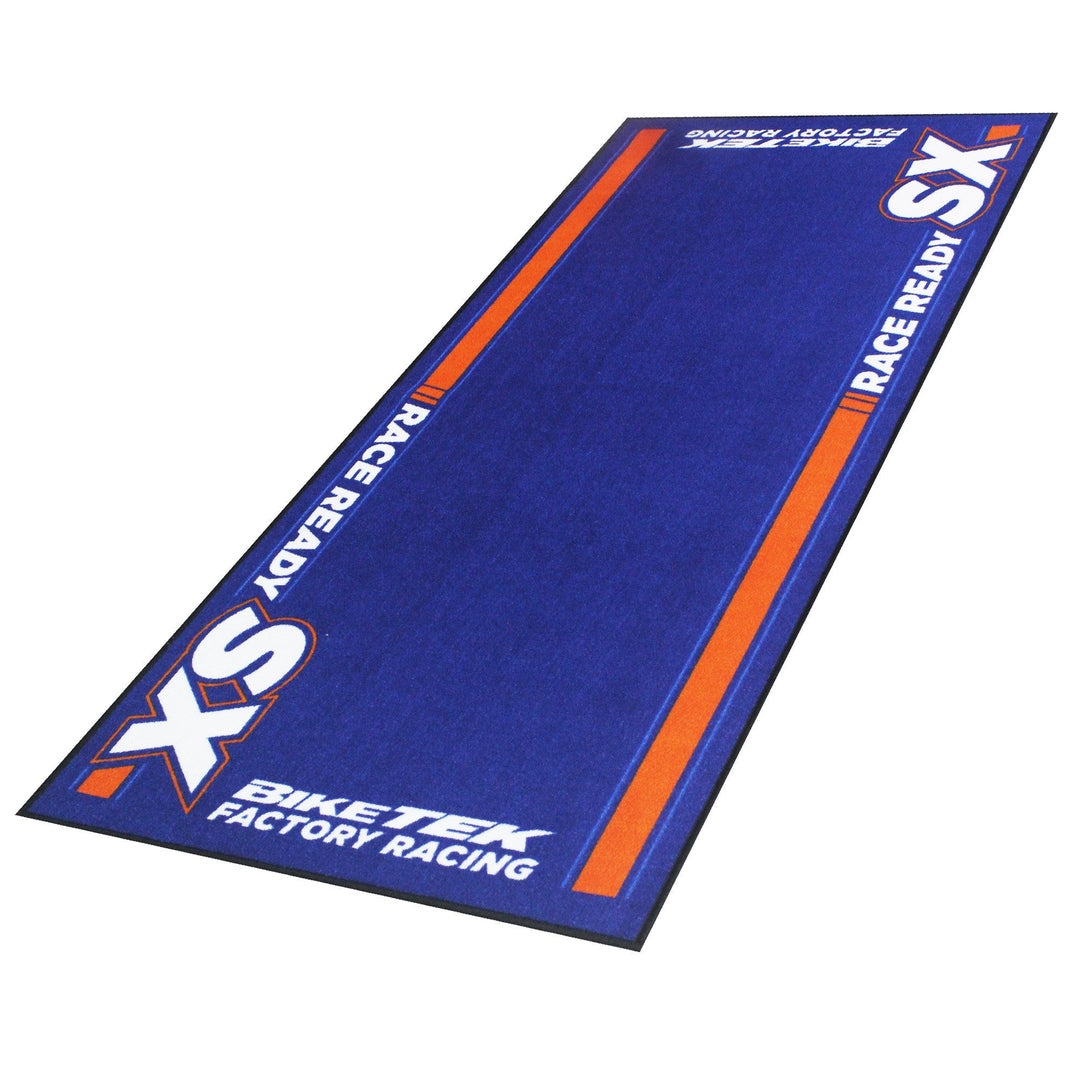 Tapis environnemental moto Race Ready 190x80cm pour garage, atelier et paddock