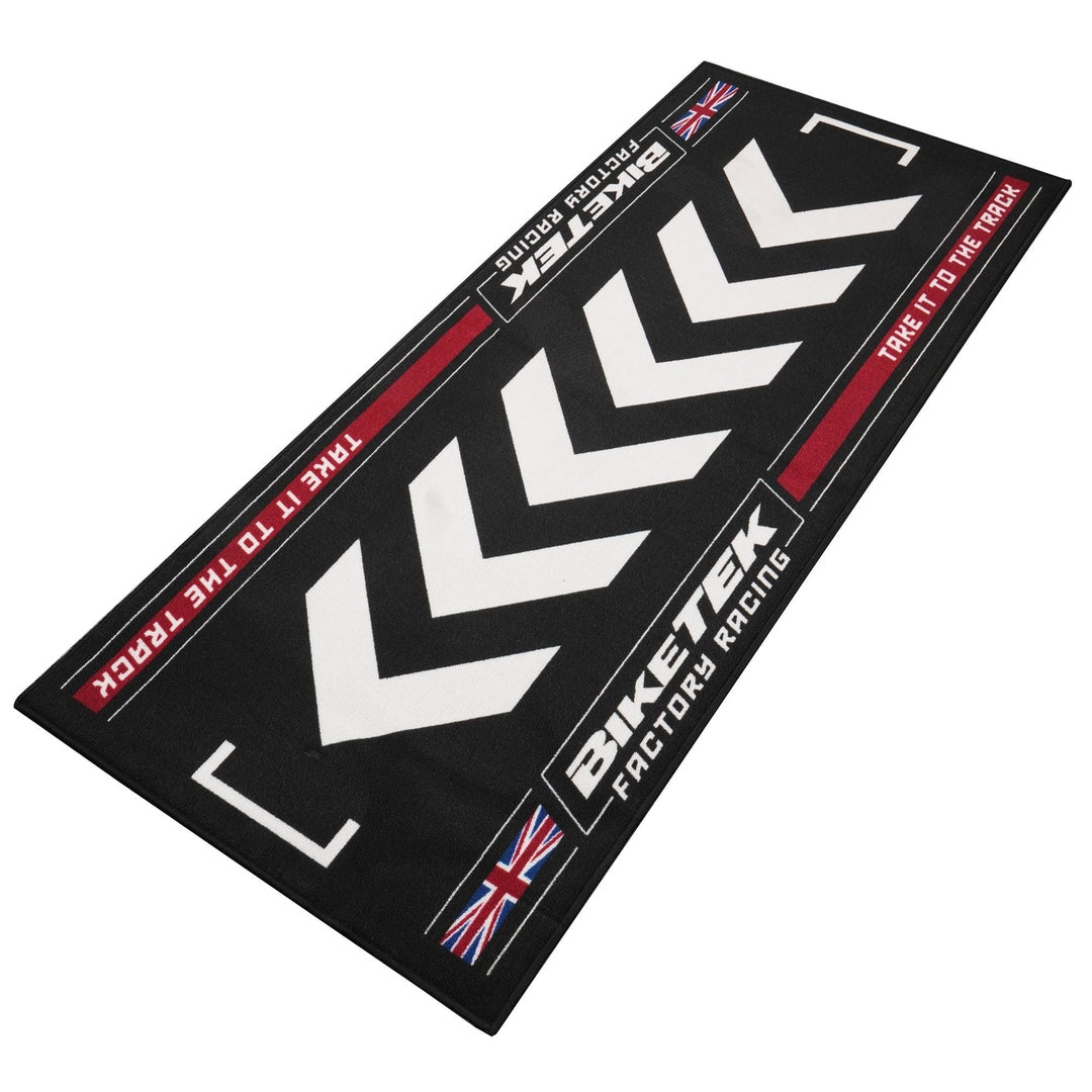 Tapis environnemental moto British 190x80cm pour garage, atelier et paddock
