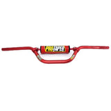 Guidon pro taper - 22mm Rouge - LE PRATIQUE DU MOTARD
