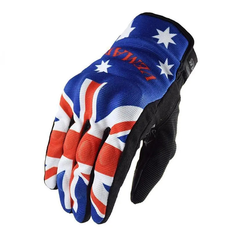 Gants de moto été | SkullGrind rouge Le Pratique du Motard