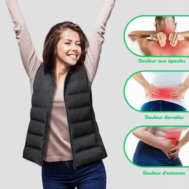 Gilet chauffant moto Unisexe JACKHEAT™ - LE PRATIQUE DU MOTARD
