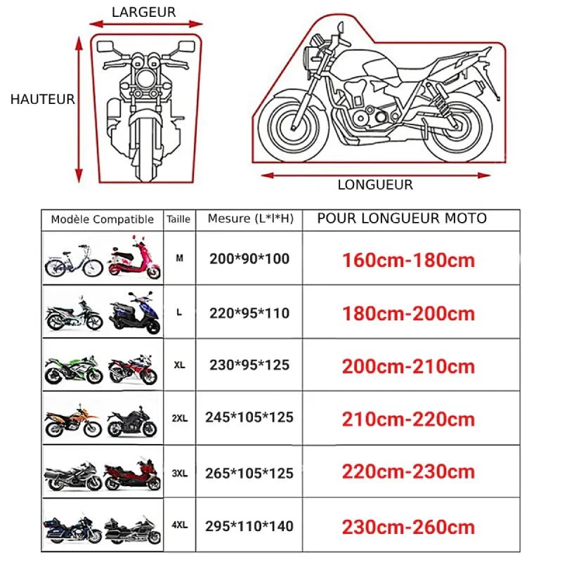 Housse protection moto - Fluo - LE PRATIQUE DU MOTARD