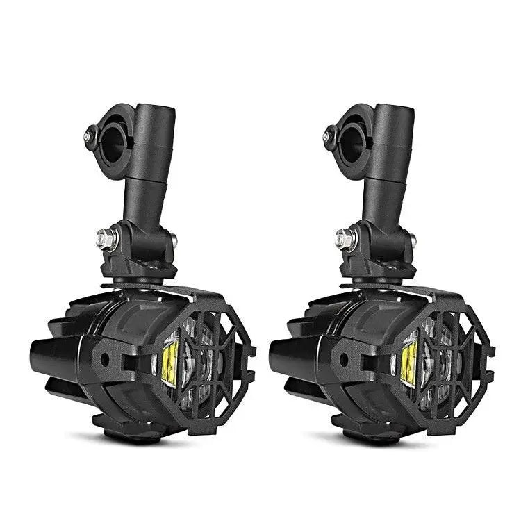 Pack : Phare additionnels LED moto + Système de surveillance de la pression des pneus avec indicateur de température Le Pratique du Motard