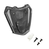 Phare LED moto ECE avec masque pour KTM EXC / EXC-F / Freeride / Enduro / SMC 14-22 XDure SW1 blanc Le Pratique du Motard