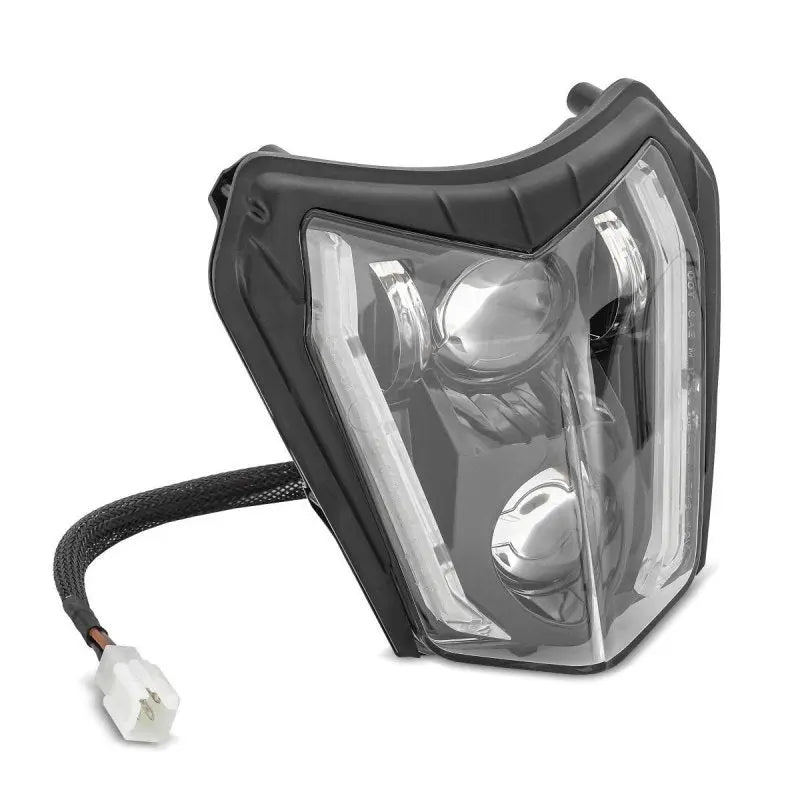 Phare LED moto et plaque Enduro Offroad Universel Le Pratique du Motard