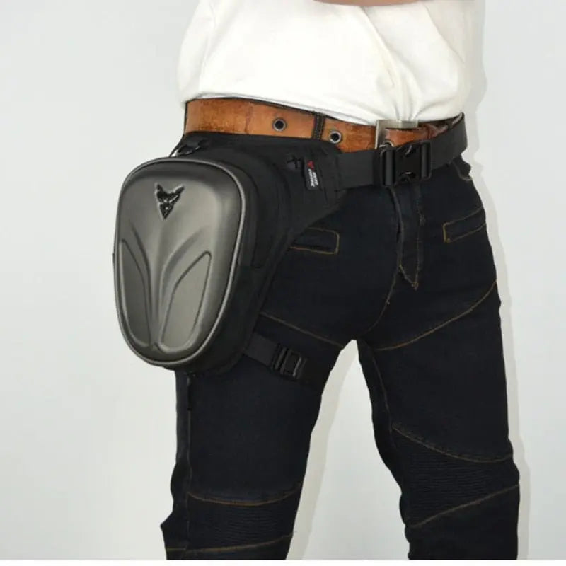 Sac de jambe moto - SPIDER Gris Le Pratique du Motard
