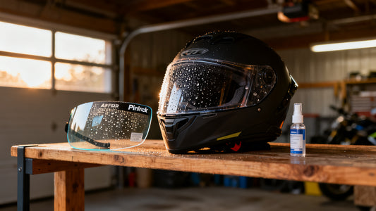 Anti-buée casque moto : insert Pinlock, spray ou double écran ? Le vrai comparatif