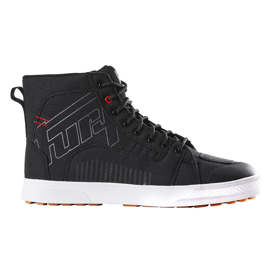 Chaussures Moto Furygan STOCKTON AIR D3O® — Homologué CE Noir - Rouge - LE PRATIQUE DU MOTARD