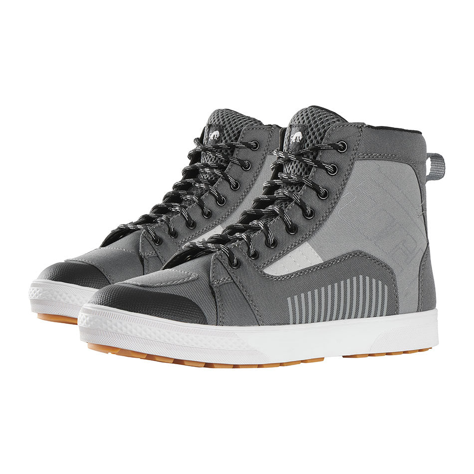 Chaussures Moto Furygan STOCKTON AIR D3O® — Homologué CE Pearl - Gris anthracite - LE PRATIQUE DU MOTARD