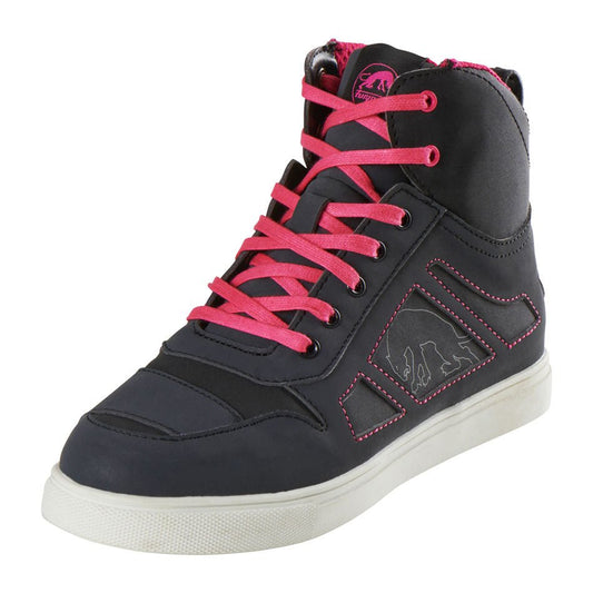 Chaussures Moto Furygan ANGIE D3O® — Homologué CE Noir - Rose - LE PRATIQUE DU MOTARD