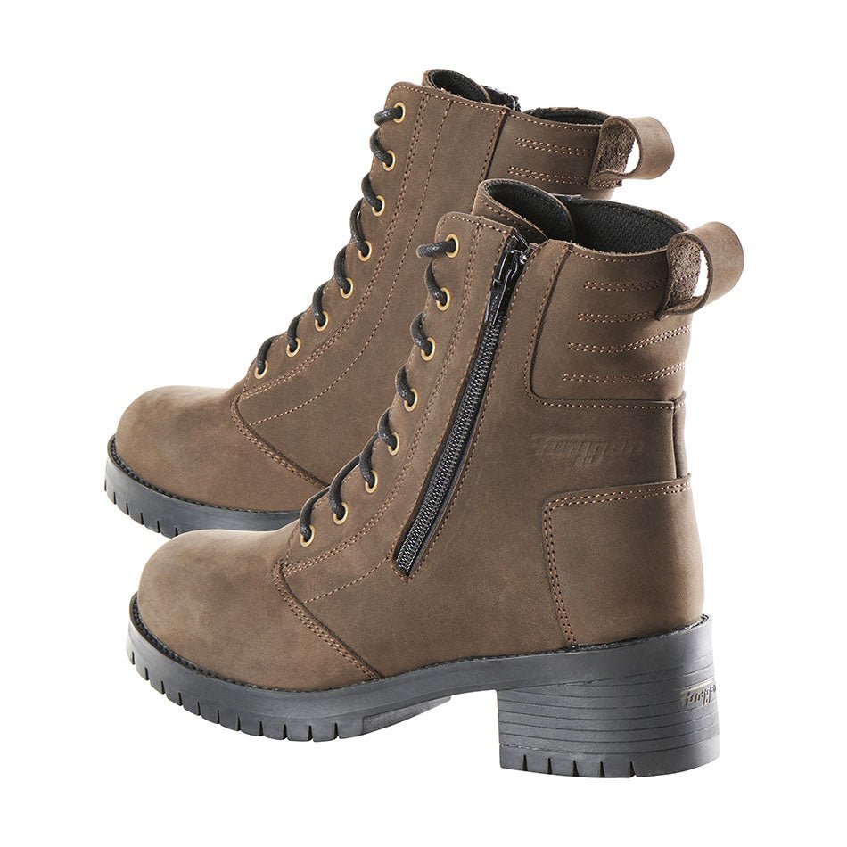 Chaussures Moto Furygan JANIS LADY D3O® — Homologué CE Marron - LE PRATIQUE DU MOTARD