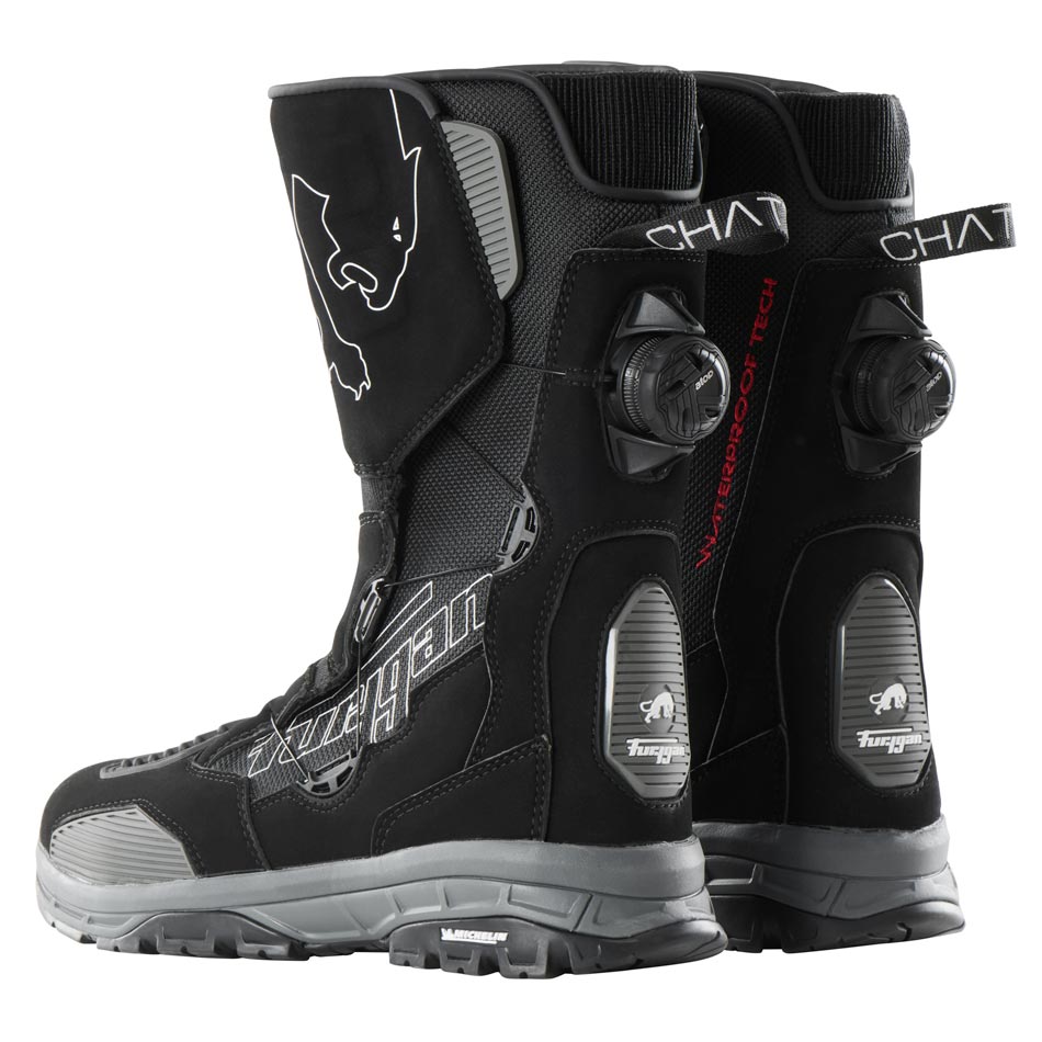 Chaussures Moto Furygan CHATTAN D3O® — Homologué CE Noir - LE PRATIQUE DU MOTARD