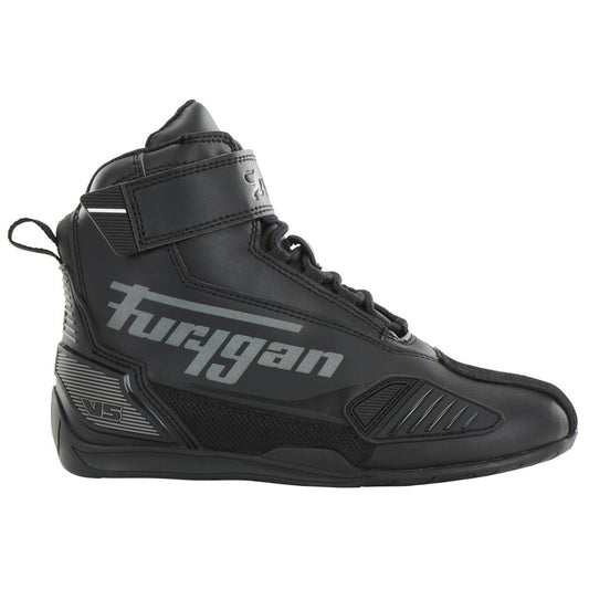Chaussures Moto Femme Étanches | Furygan™ V5 D3O® Lady WP Noir Anthracite — vue trois quarts