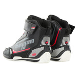 Chaussures Moto Sport Homme | Furygan™ V5 D3O® Noir Blanc Rouge — détail