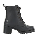 Bottines Moto Femme Étanches | Furygan™ Janis Lady D3O® Evo Noir — vue trois quarts