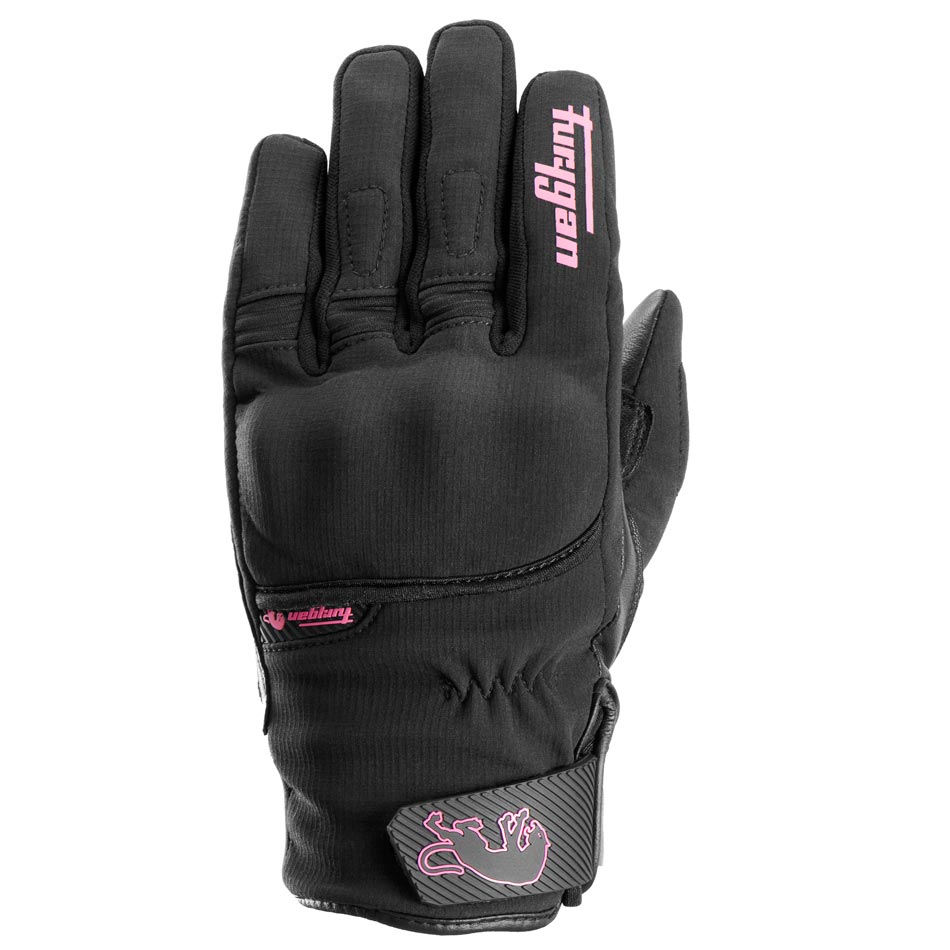 Gants Moto Furygan JET LADY ALL SEASONS D3O® EVO Noir - Rose — Certifié CE - LE PRATIQUE DU MOTARD