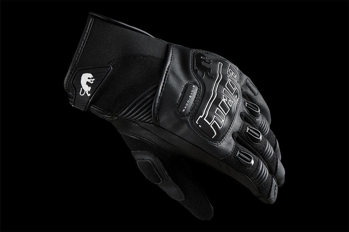 Gants Moto Furygan WACO EVO 2 Noir - Blanc — Certifié CE - LE PRATIQUE DU MOTARD