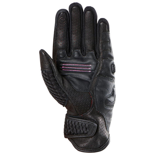 Gants Moto Furygan TD AIR LADY Noir - Blanc - Rose — Certifié CE - LE PRATIQUE DU MOTARD