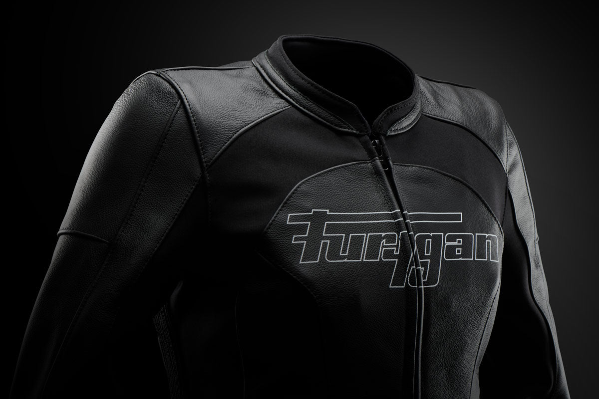 Blouson Moto Femme Cuir Stretch | Furygan™ Romy — détail