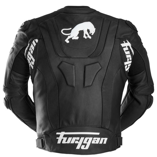 Blouson Moto Furygan RAPTOR EVO 3 — Protection CE Niveau AAA Noir - Blanc - LE PRATIQUE DU MOTARD