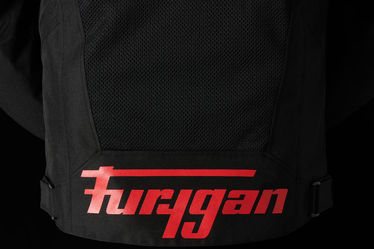 Blouson Moto Furygan ATOM VENTED EVO — Protection CE Niveau A Noir - Rouge - LE PRATIQUE DU MOTARD