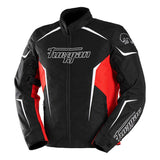 Blouson Moto Furygan YORI — Protection CE Niveau AA Noir - Rouge - Blanc - LE PRATIQUE DU MOTARD