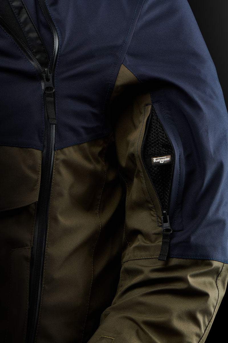 Blouson Moto Homme Laminé Respirant | Furygan™ Ashton — détail
