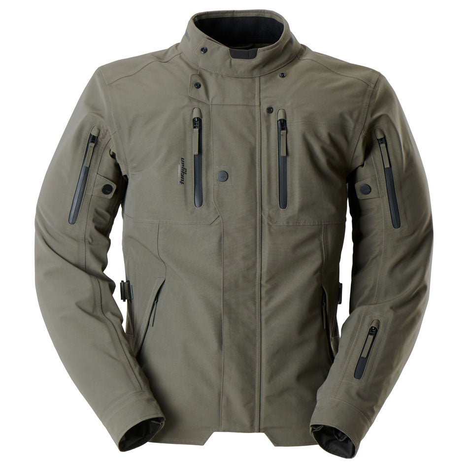 Blouson Moto Furygan HARRIS TROOPER — Protection CE Niveau A Kaki - LE PRATIQUE DU MOTARD