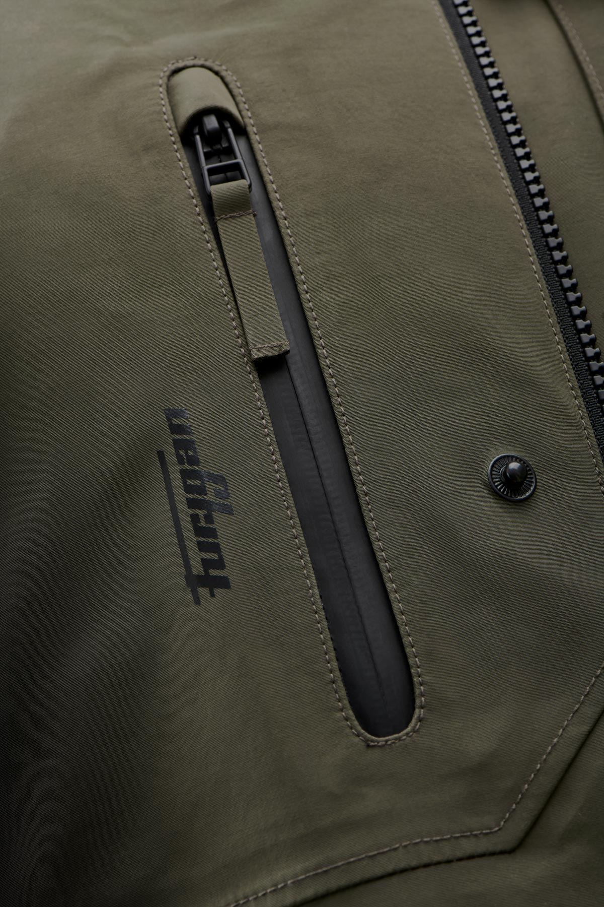 Blouson Moto Furygan HARRIS TROOPER — Protection CE Niveau A Kaki - LE PRATIQUE DU MOTARD