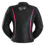 Blouson Moto Furygan ODESSA VENTED 3IN1 — Protection CE Niveau A Noir - Blanc - Rose - LE PRATIQUE DU MOTARD