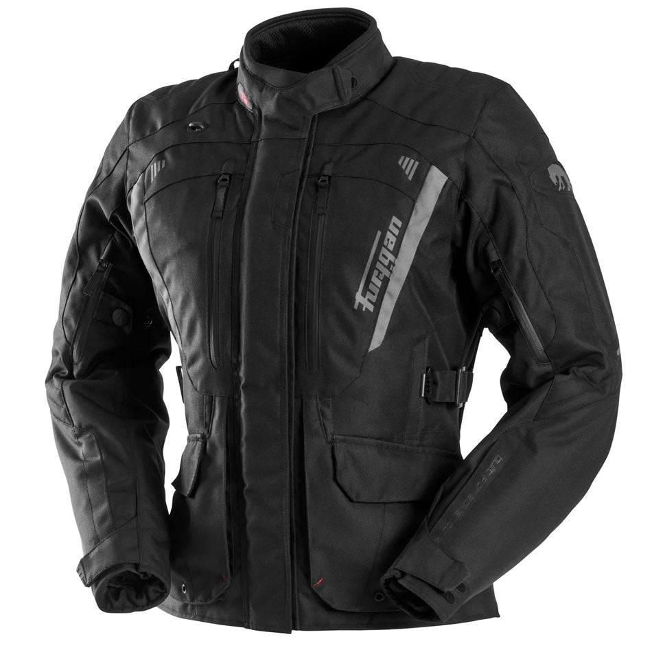 Blouson Moto Furygan APALACHES LADY EVO — Protection CE Niveau AA Noir - Gris - LE PRATIQUE DU MOTARD
