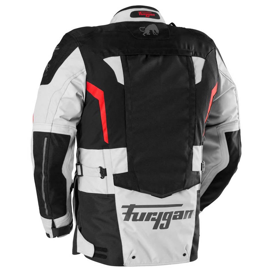 Blouson Moto Furygan MONTROC KEVLAR® PRIMALOFT® 3IN1+ — Protection CE Niveau AA Noir - Pearl - Rouge - LE PRATIQUE DU MOTARD