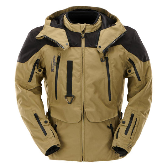 Blouson Moto Furygan KALAHARI — Protection CE Niveau AA Sable - Noir - LE PRATIQUE DU MOTARD