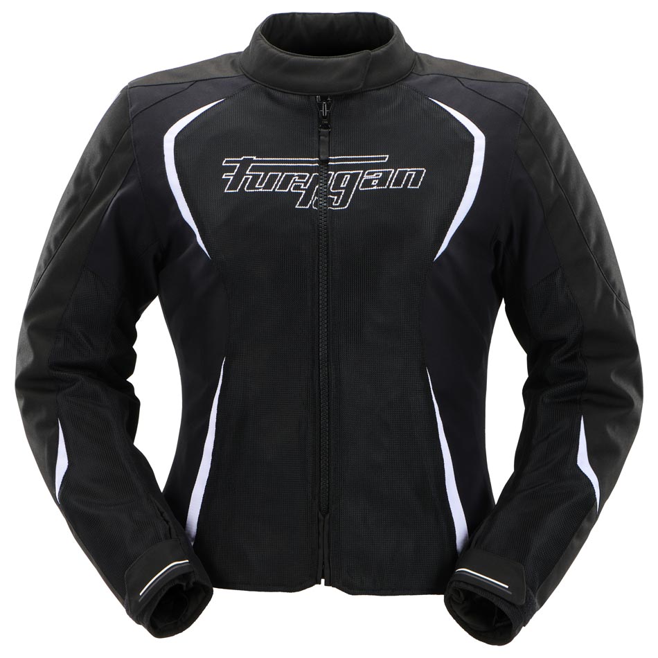 Blouson Moto Femme 4 Saisons Noir | Furygan™ Odessa Evo 3in1 Vented+ Noir Blanc — vue trois quarts