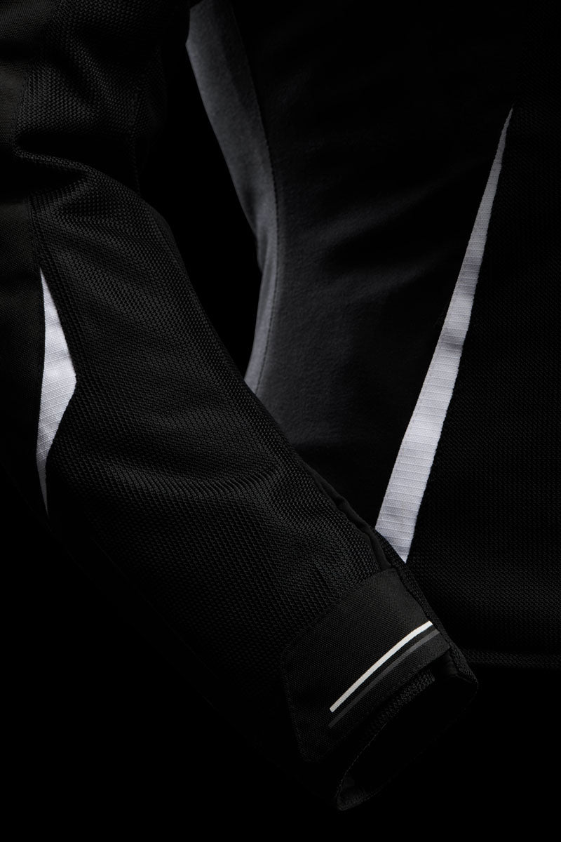 Blouson Moto Femme 4 Saisons Noir | Furygan™ Odessa Evo 3in1 Vented+ Noir Blanc — détail