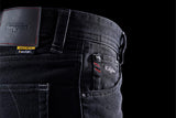 Pantalon Moto Furygan D12 X KEVLAR® STRAIGHT — Protection CE Niveau AA Noir - LE PRATIQUE DU MOTARD