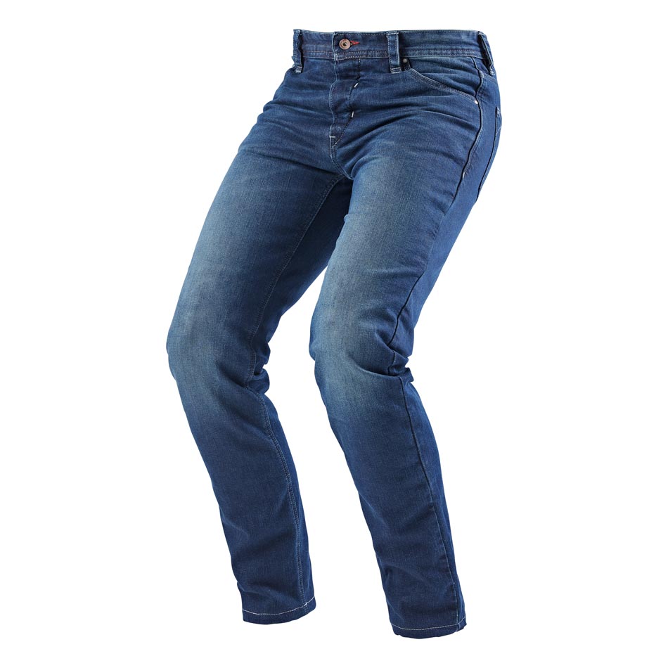 Pantalon Moto Furygan D12 X KEVLAR® STRAIGHT — Protection CE Niveau AA Medium blue - LE PRATIQUE DU MOTARD