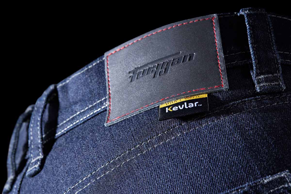 Pantalon Moto Furygan NIKITA X KEVLAR® MOM FIT — Protection CE Niveau AA Dark blue - LE PRATIQUE DU MOTARD