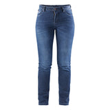 Pantalon Moto Furygan KATE X KEVLAR® STRAIGHT — Protection CE Niveau AAA Medium blue - LE PRATIQUE DU MOTARD