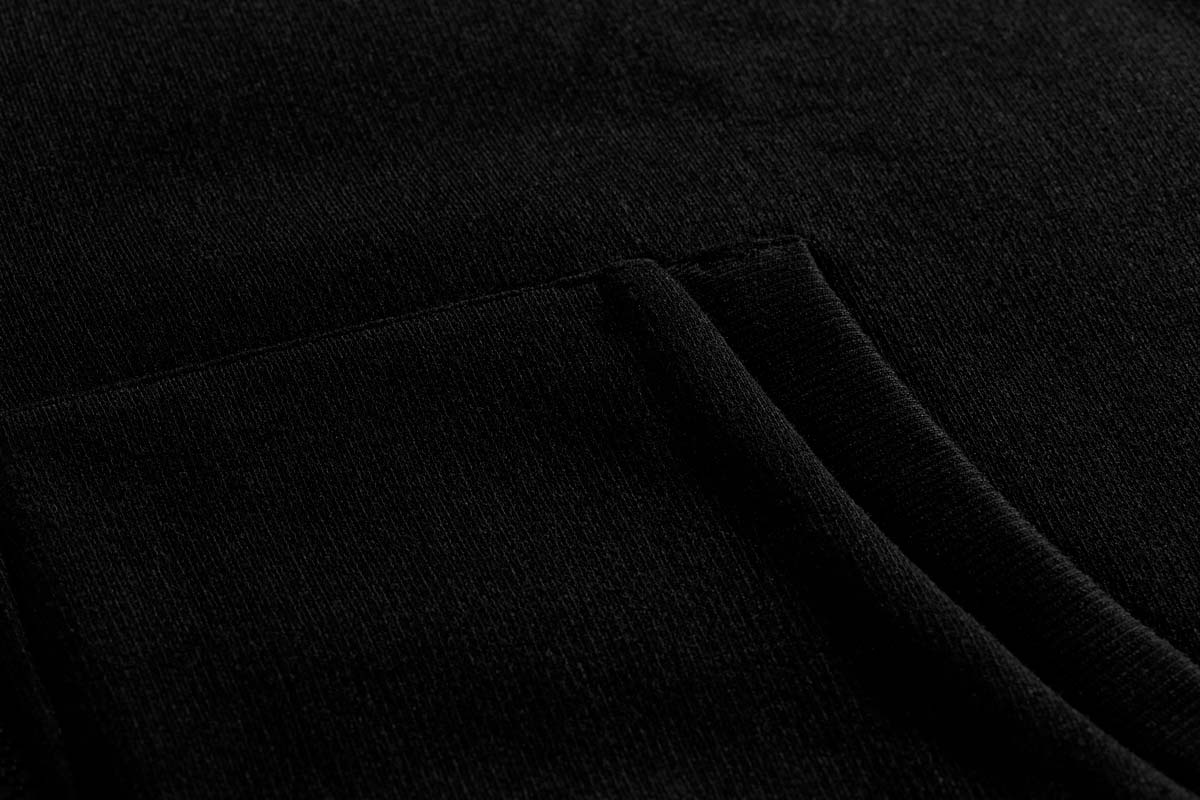 CORPO ZIP HOODIE - Noir-Blanc