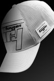 Casquette Furygan TRUCKER RAGE Blanc-Noir — Clean & Radical