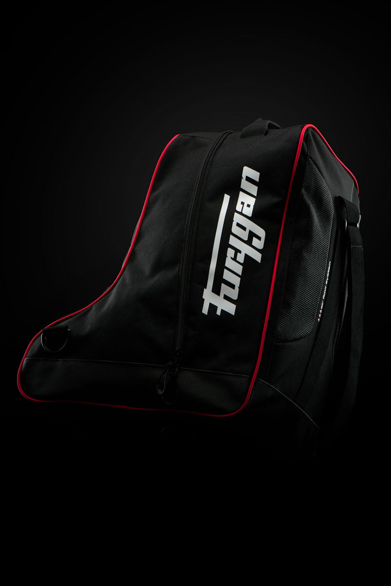Sac à Bottes Moto Ventilé — Noir-Blanc-Rouge, vue detail 3