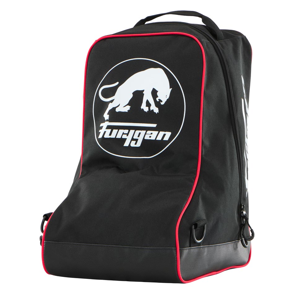 Sac à Bottes Moto Ventilé — Noir-Blanc-Rouge, vue vue 3