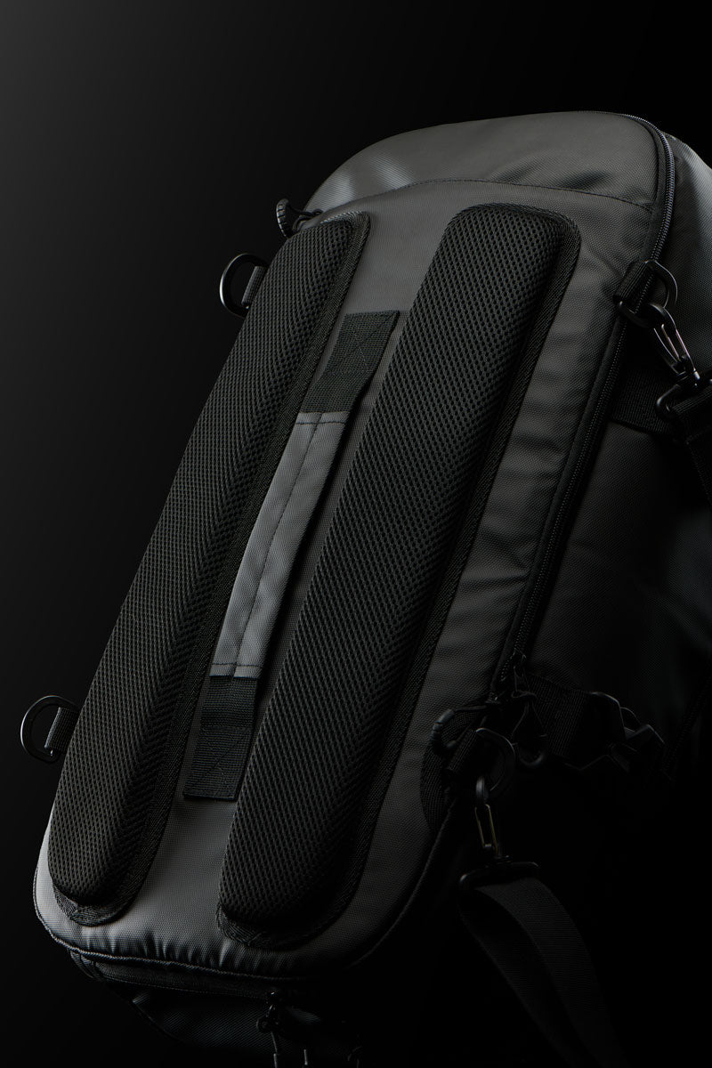 Sac à Dos Moto 32 L Housse de Pluie — Noir-Blanc-Rouge, vue detail 4